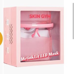 NEW WITH TAGS!! Skin Gym Pink WrinkLit LED Mask